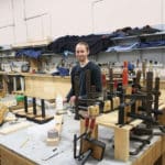 Technician Bradley Re-packing Pipe Stoppers