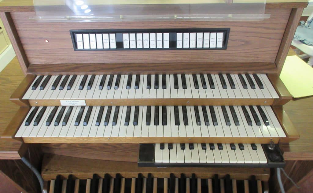 Blanchard Pipe Organ Console Close Up