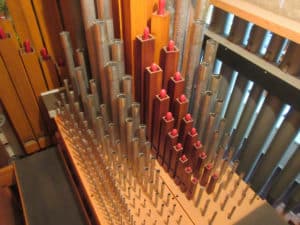 Blanchard Pipe Organ Inside Chambers Pipe Ranks